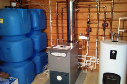 Резервуары для жидкого топлива в котельной
