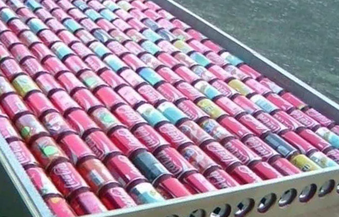 Батареи из алюминиевых пивных банок